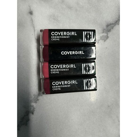 Covergirl Exhibitionist Creme Lipsticks in Pinks Lot of 4 - Picture 2 of 2
